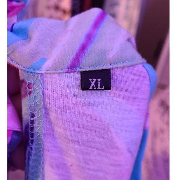 Paisley Blue Floral Halter Top Dress - Picture 5 of 5